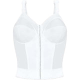 Exquisite Form Front Close Wirefree Longline Posture Bra 5107530 WHITE