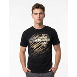 Pittsburgh Penguins Reebok Tee Men's Medium Black Graphic Crew Neck T Shirt