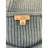 Gap Girls Size Large Blue Long Sleeve Crew Neck Rib Knit Pullover Sweater