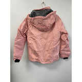 GEMYSE Girl's Waterproof Ski Snow Jacket Fleece Windproof  NEW Coral Pink L(10/12)