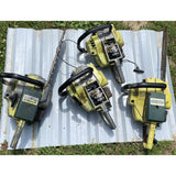 Lot Of 4  Vintage Pioneer Chain Saws For Parts Or To Re-build Models 1074/P20/P21/P26