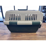 Pet Carrier Plastic with Metal door and top  23X14X14"