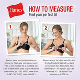 Hanes HFA001 Women's Cotton Spaghetti Strap Bralette, 3-pack Black