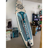 Hiwave Inflatable Stand Up Paddle Board 11' X 34" X 6" 15PSI  Lightly used