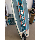 Hiwave Inflatable Stand Up Paddle Board 11' X 34" X 6" 15PSI  Lightly used