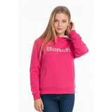 Bench Hoodie Girls Size Large Pink Long Sleeve Cotton Blend Pullover Hooded Sweatshirt