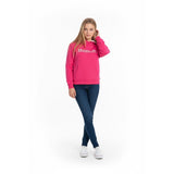 Bench Hoodie Girls Size Large Pink Long Sleeve Cotton Blend Pullover Hooded Sweatshirt