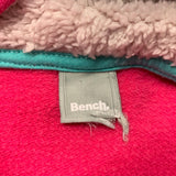 Bench Hoodie Girls Size Large Pink Long Sleeve Cotton Blend Pullover Hooded Sweatshirt