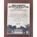 2025 Upper Deck CFL Season Standouts Autograph Rolan Milligan Roughriders 94