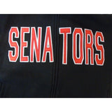 Ottawa Senators NHL Black L/S Stitched Spell Out Full Zip Men's Jacket Size P/S