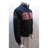 Ottawa Senators NHL Black L/S Stitched Spell Out Full Zip Men's Jacket Size P/S