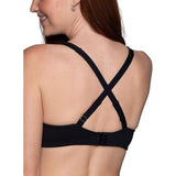 Vanity Fair 76338 Womens Caress Convertible Wirefree Contour Bra Black