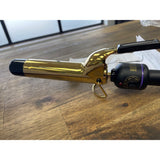 Hot Tools Pro Signature 1 1/4" Gold Curling Iron/Wand NEW