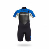 Seadoo BRP 4-way Flex Ultra Stretch Wetsuit Medium Black Blue Junior Size 12