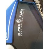 Seadoo BRP 4-way Flex Ultra Stretch Wetsuit Medium Black Blue Junior Size 12