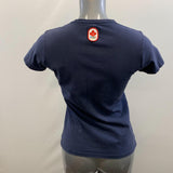 Hudson's Bay Company Women's Blue Official Olympics Canada T-Shirt Size Medium Cotton