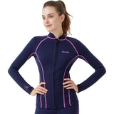 GoldFin Wetsuit Top Women, 2mm Neoprene Long Sleeve Jacket XXL  NEW