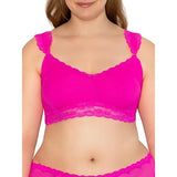 Smart & Sexy Womens Lace & Mesh Bralette SA1394 Pink