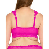 Smart & Sexy Womens Lace & Mesh Bralette SA1394 Pink