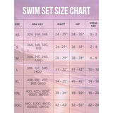 Smart & Sexy SA1469 Womens Swim Underwire Bikini Set Peach Gelato