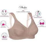 Playtex Womens 18 Hour Original Comfort Strap Bra 4693 Multi Beige