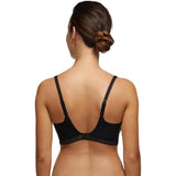 Chantelle C11M10-011 True Lace Full Coverage Underwire Bra 34DDD Black NWOT