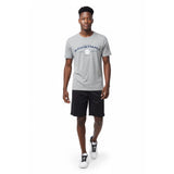 Reebok Basketball True Ball Men's X-Large Gray Short sleeve Crew Neck T Shirt