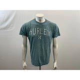 Hurley Men 's Seafoam Green Short  Sleeve T-Shirt Size Medium Polyester Blend