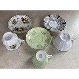 Lot Of Three Tea Cup And Saucer Sets 2 Queen Anne And One Rosina China