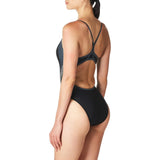 Speedo Womens Relaunch Flyback One Piece Swimsuit Black Size 26 NWT