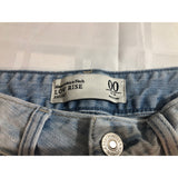 Abercrombie & Fitch Low Rise Short Women's 00 -24 Blue Cotton denim