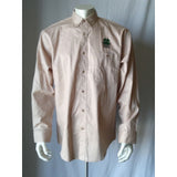 Chatham-Kent 4H Beige Cotton Long Sleeve Men's Large Button Down Shirt