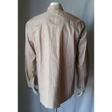 Chatham-Kent 4H Beige Cotton Long Sleeve Men's Large Button Down Shirt
