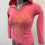 Joshua Hoodie Girls Size Large Spell Out Long Sleeve V Neck Hooded Pullover