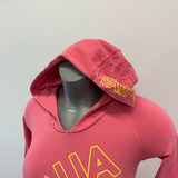 Joshua Hoodie Girls Size Large Spell Out Long Sleeve V Neck Hooded Pullover