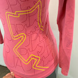 Joshua Hoodie Girls Size Large Spell Out Long Sleeve V Neck Hooded Pullover