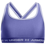 Under Armour 1369971 Girls Fitted Crossback Mid Solid Sport Bra Size YMD NWT