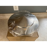 Chimney Cap, 6.3 inch Stainles Steel Round Chimney Cap, All Weather & Reinforced & Easy Installation, for Insulation Vent Cover Outside, Sil