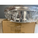 Chimney Cap, 6.3 inch Stainles Steel Round Chimney Cap, All Weather & Reinforced & Easy Installation, for Insulation Vent Cover Outside, Sil