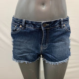 Blue Crush Denim Cutoff Shorts Women's 8 Blue Cotton Spandex