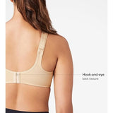 Wacoal 855170  women's Sport Full Figure Underwire Bra Nude 42DD