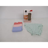 Halston Women’s 4 Pack of No Show Bikini Underwear / Spring Colours NEW