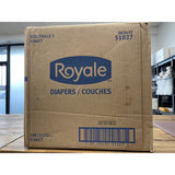Royale Premium Diapers, Size 1 (8-14 lb), 198 Count, Disposable Baby Diapers NEW