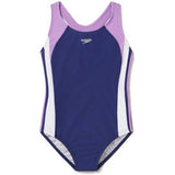 Speedo Girls Infinity Splice One-Piece size 7 Sweet Taro Style 7713021 NWOT