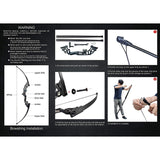 MONLEAP 51 Blitz Wolf TAKEDOWN RECURVE BOW Kit