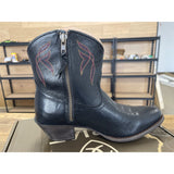 ARIAT WOMENS 11 B Medium width DARLIN WESTERN BOOT Old Black NEW