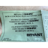 Bryant Tech-Spec 20/30 Locking Plug And Connector NEW