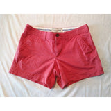 Old Navy Women's Red Flat Front Low Rise Short Shorts Size 2