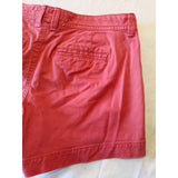 Old Navy Women's Red Flat Front Low Rise Short Shorts Size 2