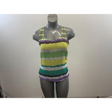 Always Women's Multi Coloured Striped Tank Tunic Top Size Medium Polyester